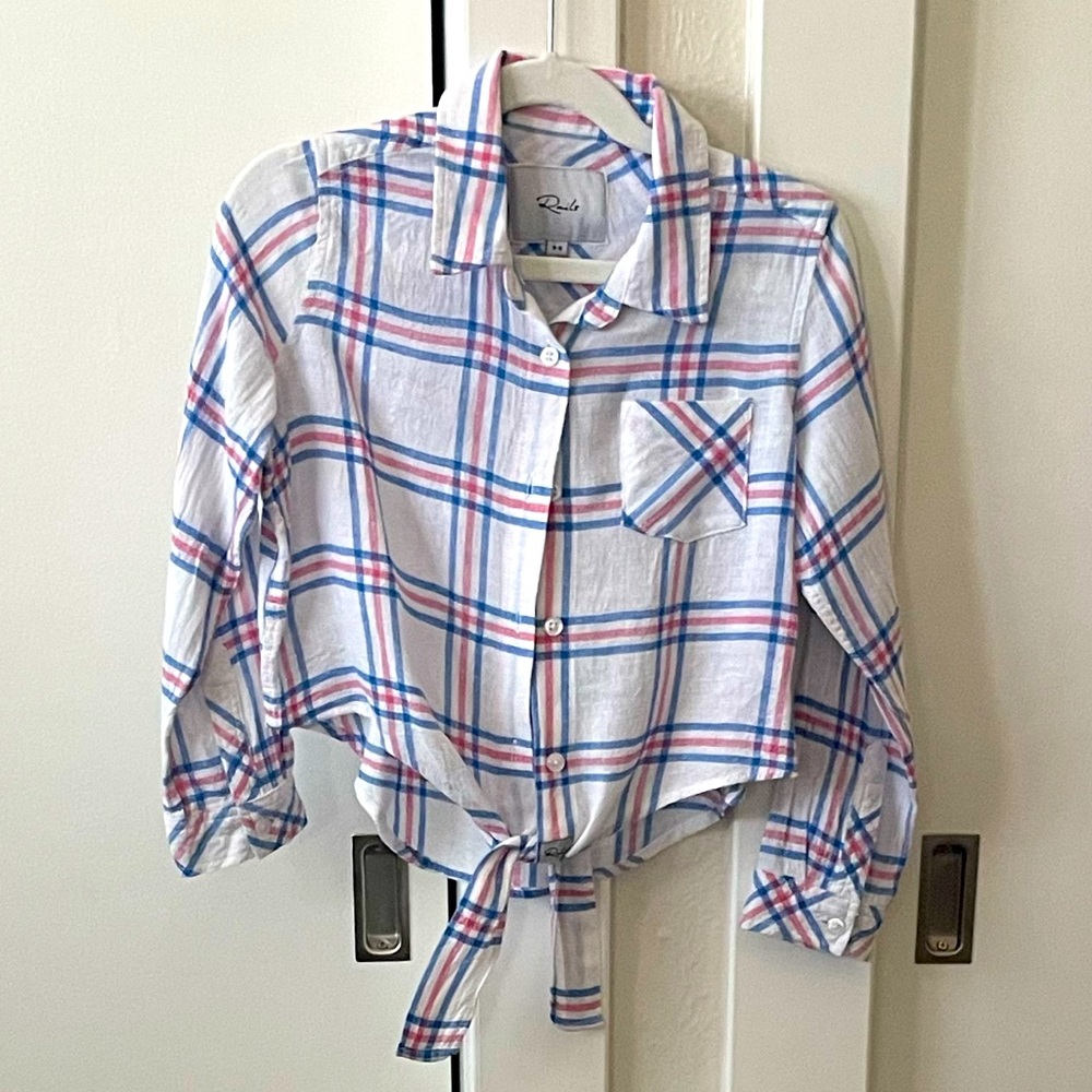 Rails L/S Cropped Button Down - Girls 8/9